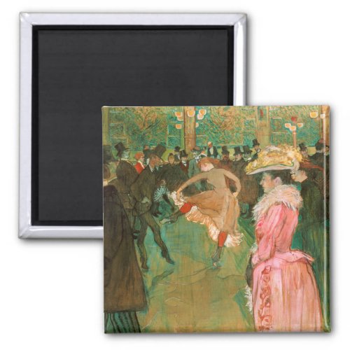 Toulouse_Lautrec _ At the Rouge The Dance Magnet