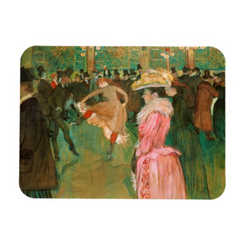 Toulouse_Lautrec _ At the Rouge The Dance Magnet