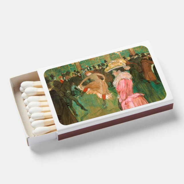 Toulouse-Lautrec - At the Rouge, The Dance Matchboxes (Front Open)
