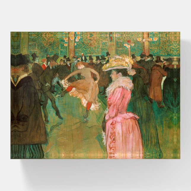 Toulouse-Lautrec - At the Rouge, The Dance Paperweight (Front)