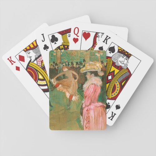 Toulouse_Lautrec _ At the Rouge The Dance Playing Cards