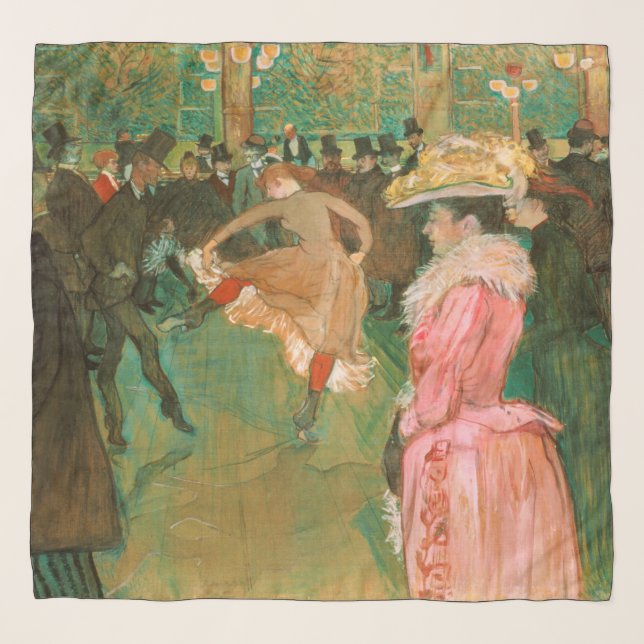 Toulouse-Lautrec - At the Rouge, The Dance Scarf (Front)