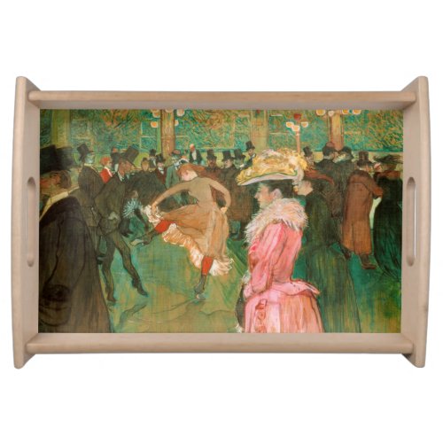 Toulouse_Lautrec _ At the Rouge The Dance Serving Tray