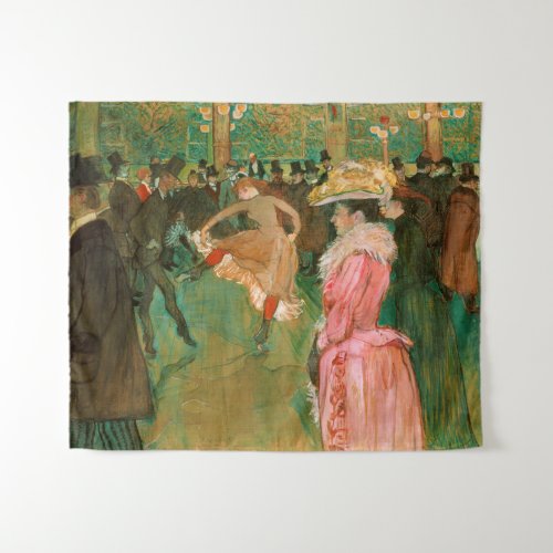 Toulouse_Lautrec _ At the Rouge The Dance Tapestry