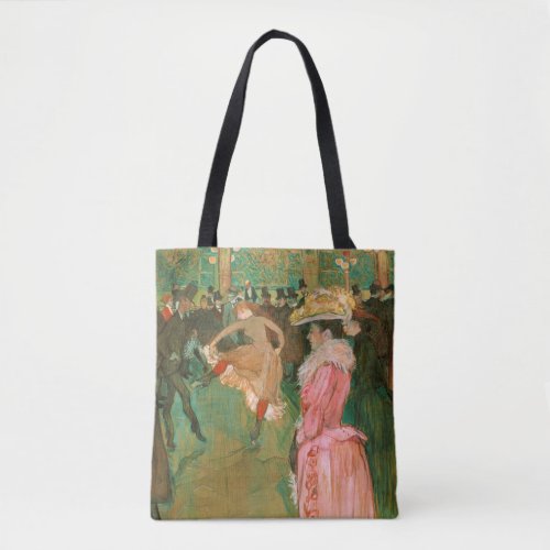 Toulouse_Lautrec _ At the Rouge The Dance Tote Bag