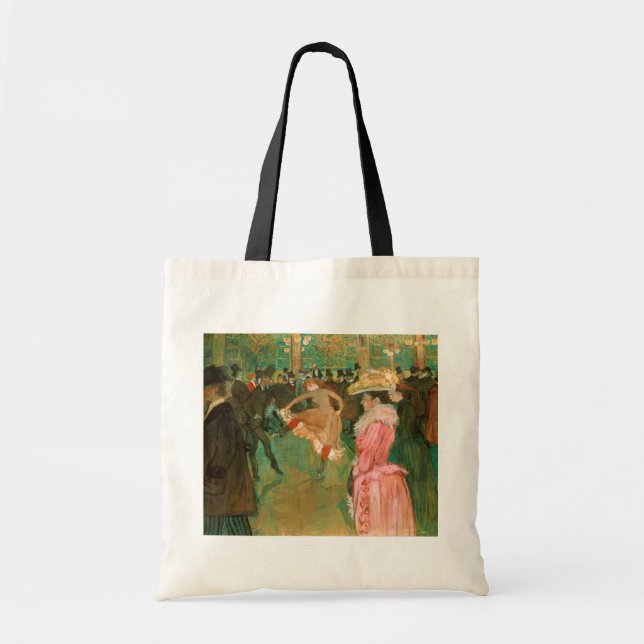 Toulouse-Lautrec - At the Rouge, The Dance Tote Bag (Front)