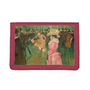 Toulouse-Lautrec - At the Rouge, The Dance Trifold Wallet