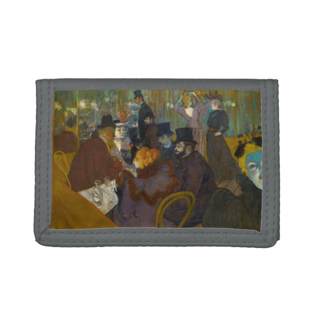 Toulouse-Lautrec - At the Rouge Trifold Wallet (Front)