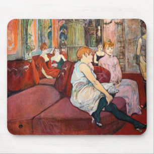 Toulouse-Lautrec - At the Salon, rue des Moulins Mouse Pad