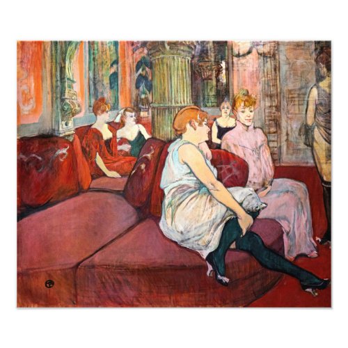 Toulouse_Lautrec _ At the Salon rue des Moulins Photo Print