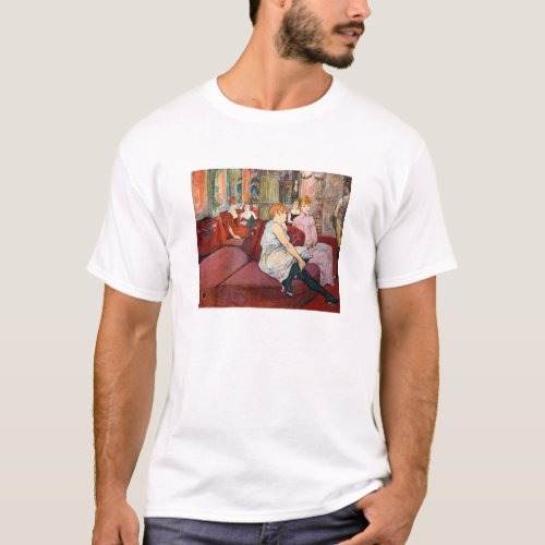 Toulouse_Lautrec _ At the Salon rue des Moulins T_Shirt