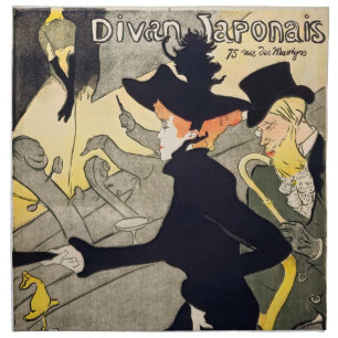 Toulouse-Lautrec - Divan Japonais Cloth Napkin