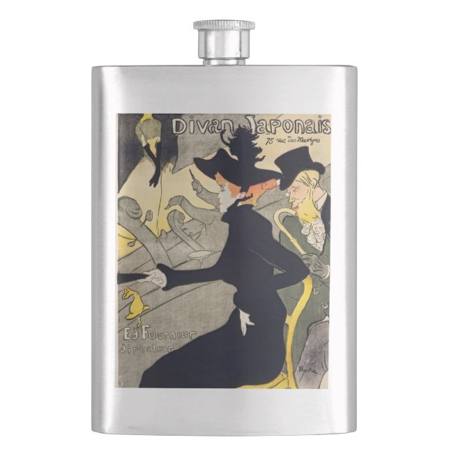 Toulouse-Lautrec - Divan Japonais Flask (Front)