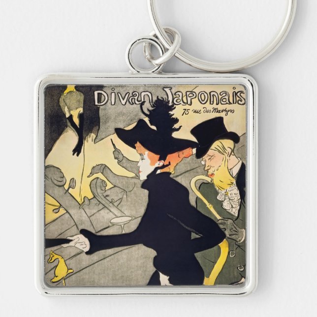 Toulouse-Lautrec - Divan Japonais Keychain (Front)