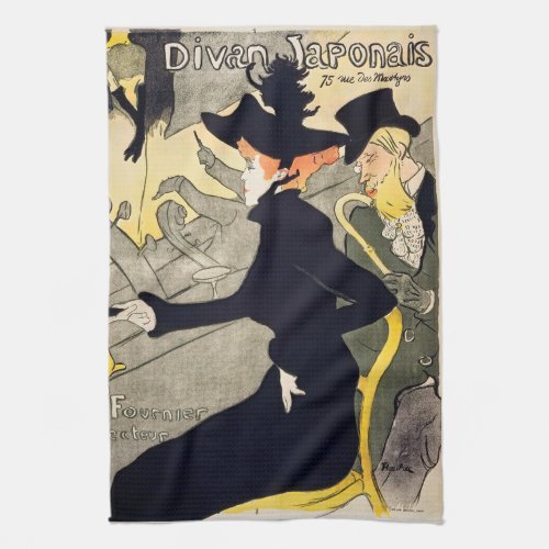 Toulouse_Lautrec _ Divan Japonais Kitchen Towel