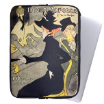 Toulouse-Lautrec - Divan Japonais Laptop Sleeve<br><div class="desc">Le Divan Japonais (Advertisement Poster) - Henri de Toulouse-Lautrec,  Color Lithograph,  1893</div>