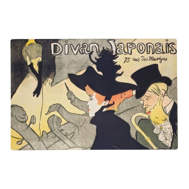 Toulouse-Lautrec - Divan Japonais Placemat (Front)