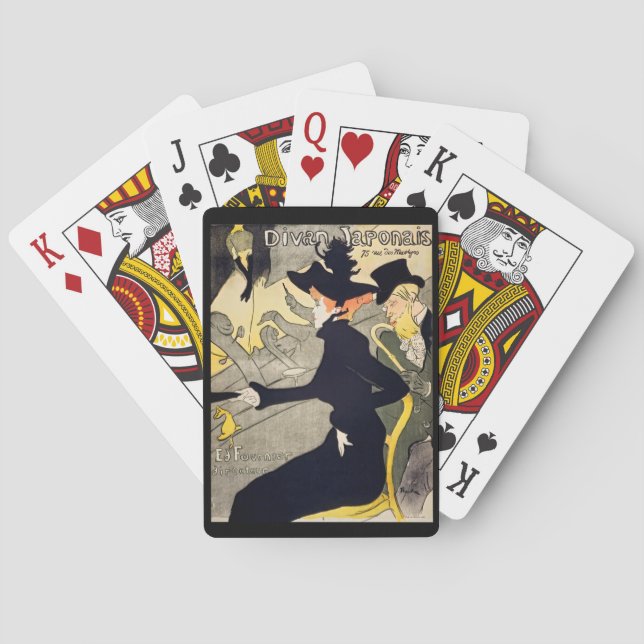 Toulouse-Lautrec - Divan Japonais Poker Cards (Back)