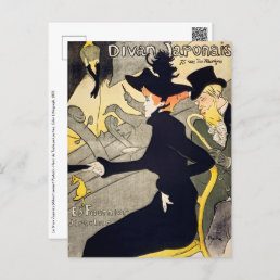 Toulouse-Lautrec - Divan Japonais Postcard