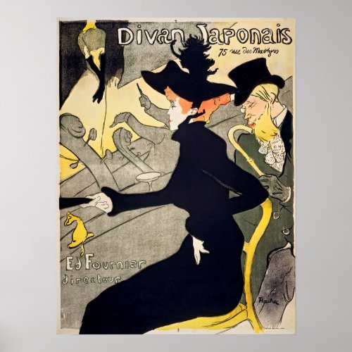 Toulouse_Lautrec _ Divan Japonais Poster