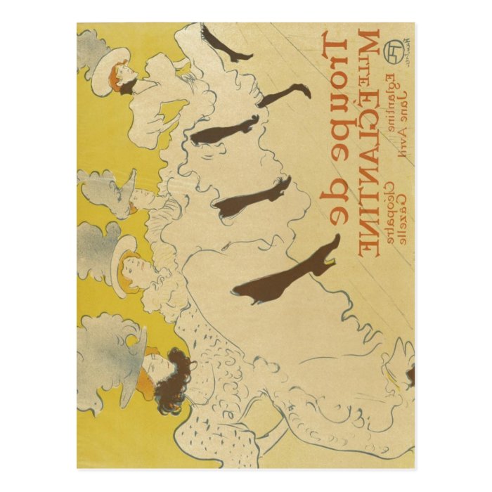 Toulouse Lautrec, Henri de Troupe de Mlle Eleganti Post Cards