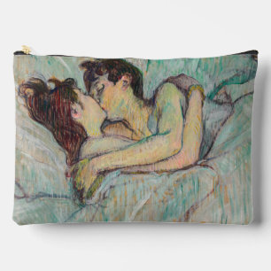 Toulouse-Lautrec - In Bed, The Kiss Accessory Pouch