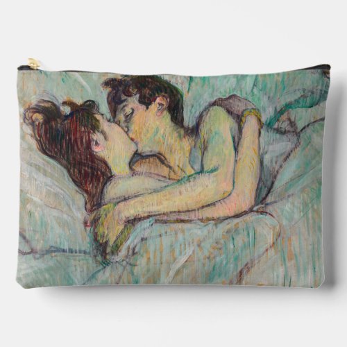 Toulouse_Lautrec _ In Bed The Kiss Accessory Pouch