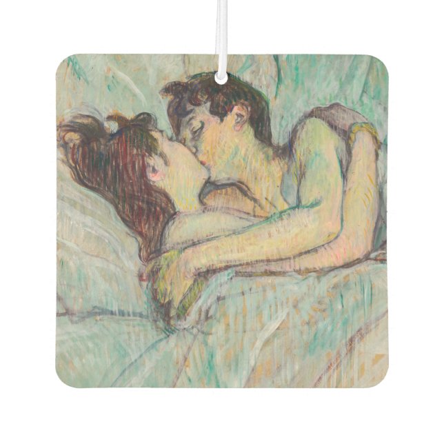 Toulouse-Lautrec - In Bed, The Kiss Air Freshener (Front)