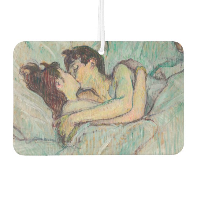 Toulouse-Lautrec - In Bed, The Kiss Air Freshener (Front)