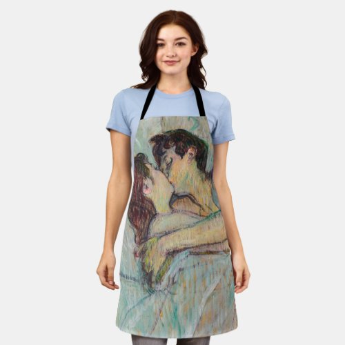 Toulouse_Lautrec _ In Bed The Kiss Apron