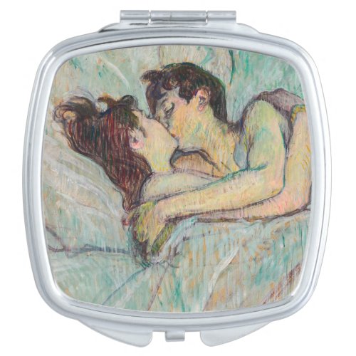 Toulouse_Lautrec _ In Bed The Kiss Compact Mirror