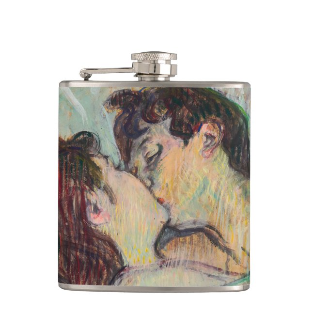Toulouse-Lautrec - In Bed, The Kiss Flask (Front)