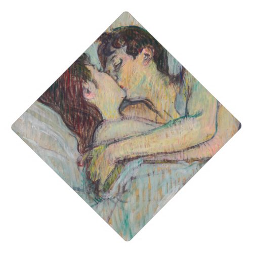 Toulouse_Lautrec _ In Bed The Kiss Graduation Cap Topper