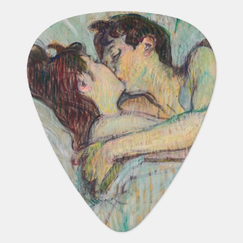 Toulouse_Lautrec _ In Bed The Kiss Guitar Pick