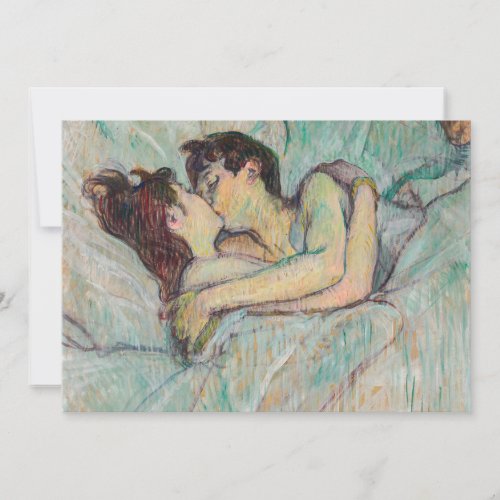 Toulouse_Lautrec _ In Bed The Kiss Invitation