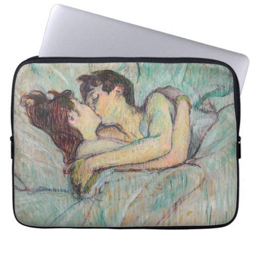 Toulouse_Lautrec _ In Bed The Kiss Laptop Sleeve