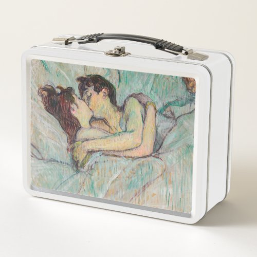 Toulouse_Lautrec _ In Bed The Kiss Metal Lunch Box