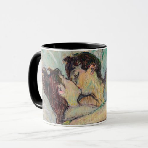 Toulouse_Lautrec _ In Bed The Kiss Mug