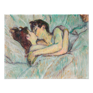 Toulouse-Lautrec - In Bed, The Kiss Photo Print