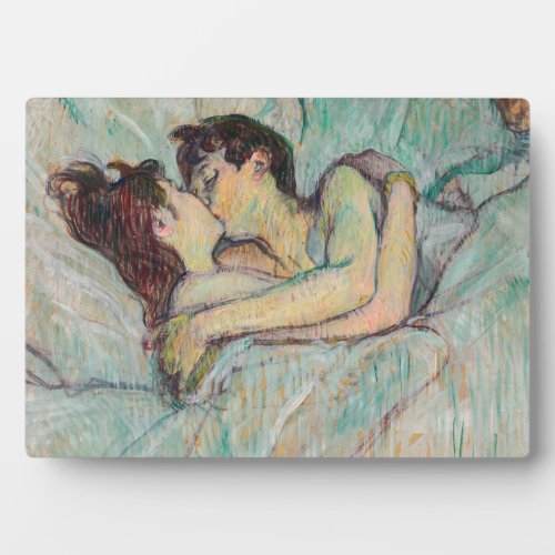 Toulouse_Lautrec _ In Bed The Kiss Plaque