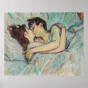 Toulouse-Lautrec - In Bed, The Kiss Poster