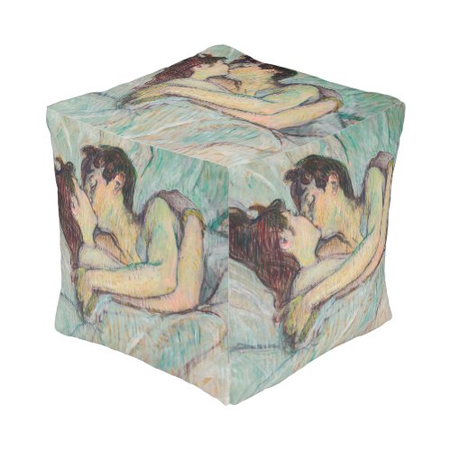 Toulouse_Lautrec _ In Bed The Kiss Pouf