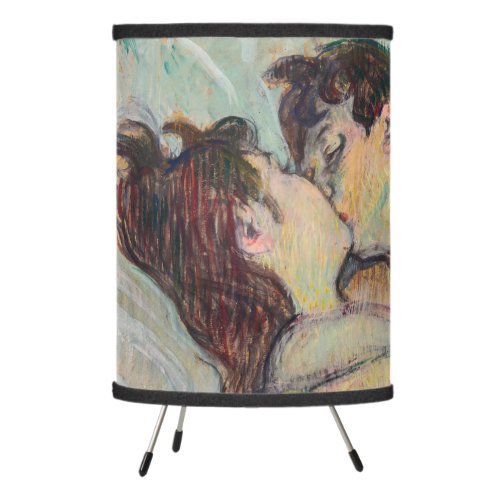 Toulouse_Lautrec _ In Bed The Kiss Tripod Lamp