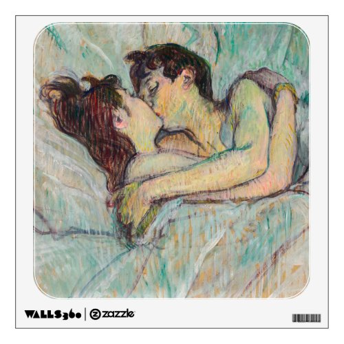 Toulouse_Lautrec _ In Bed The Kiss Wall Decal