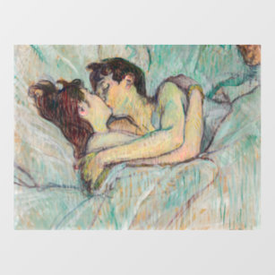 Toulouse-Lautrec - In Bed, The Kiss Wall Decal