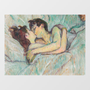 Toulouse-Lautrec - In Bed, The Kiss Window Cling