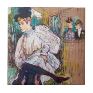 Toulouse-Lautrec - Jane Avril Dancing Ceramic Tile