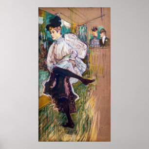 Toulouse-Lautrec - Jane Avril Dancing Poster