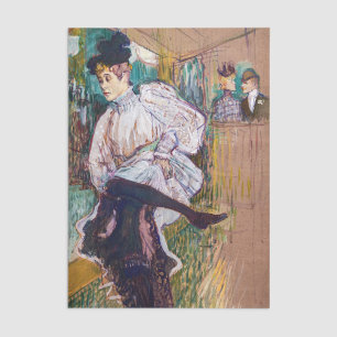 Toulouse-Lautrec - Jane Avril Dancing Tissue Paper