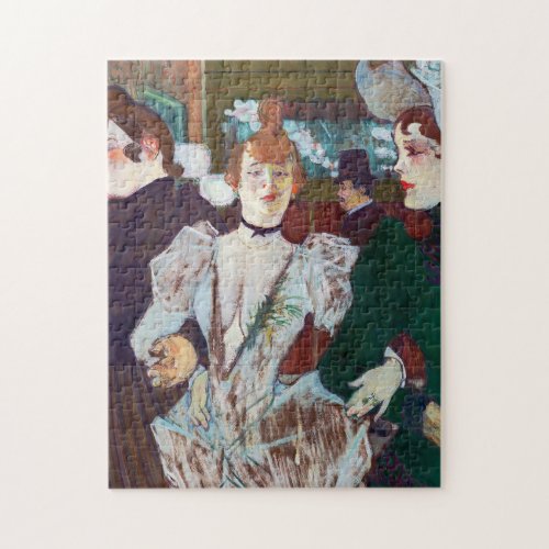 Toulouse_Lautrec _ La Goulue Arriving at the Rouge Jigsaw Puzzle